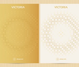 Golden decorative floral ornate vectors 01