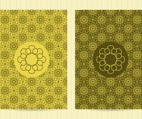 Green seamless pattern decor vector material