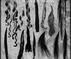 Hair Photoshop Brushes set