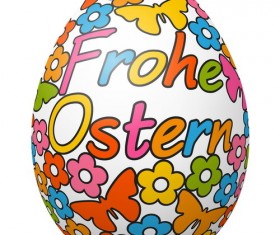 Hand drawn easter egg vector 01