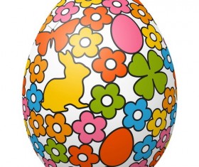 Hand drawn easter egg vector 03