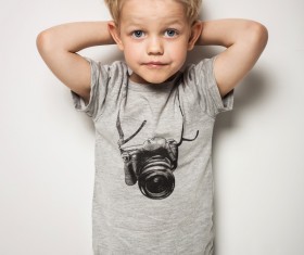 Handsome little boy Stock Photo 02