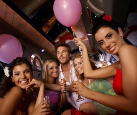 Happy Hen-party Stock Photo 02