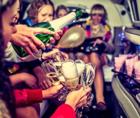 Happy Hen-party Stock Photo 03