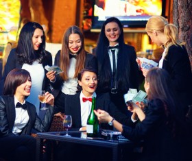 Happy Hen-party Stock Photo 04