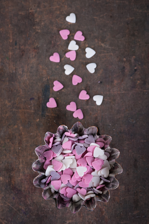 Heart shaped chocolate candy Stock Photo 03