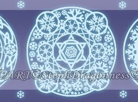 Ice Arcane Circles Photoshop Brushes