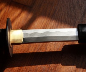 Japanese knife Stock Photo 02