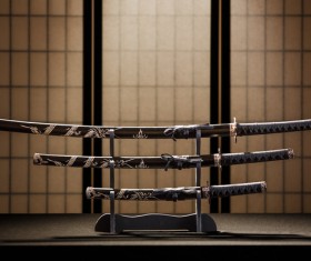 Japanese knife Stock Photo 06