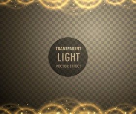 Light effect borders vector material 02