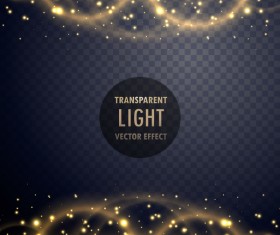 Light effect borders vector material 03
