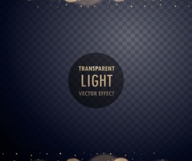 Light effect borders vector material 04
