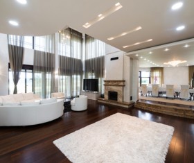 Luxury Living room Stock Photo 03