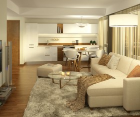 Luxury Living room Stock Photo 05