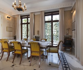 Luxury interior in a classic style Stock Photo 04