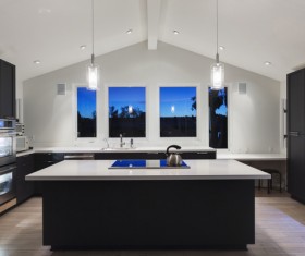 Modern Open kitchen Stock Photo 01