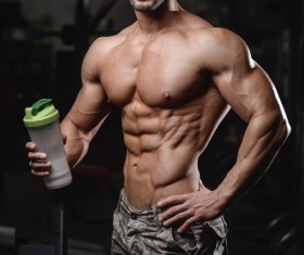 Muscle Fitness man Stock Photo 01