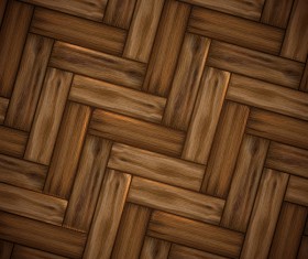 Natural wooden boards background vector