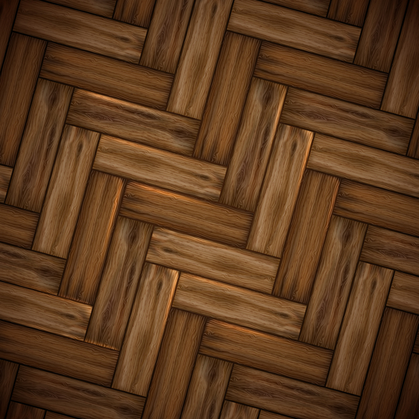 Natural wooden boards background vector