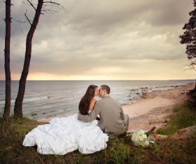 Newly married couples Stock Photo 02