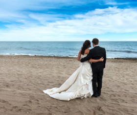 Newly married couples Stock Photo 03