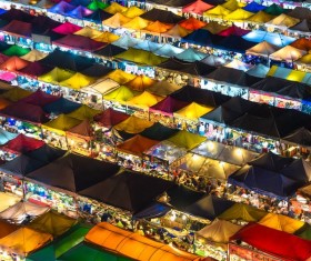 Night market Stock Photo