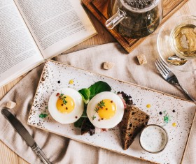 Nutrition with a reasonable breakfast Stock Photo 01