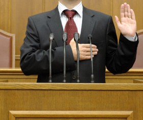 Oath oath of allegiance a vow Stock Photo 02