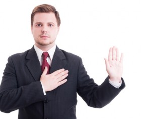 Oath oath of allegiance a vow Stock Photo 09