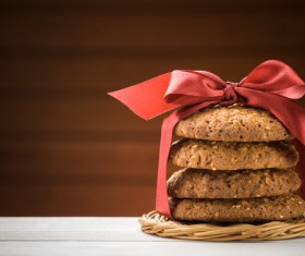 Oatmeal cookies Stock Photo 01
