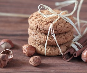 Oatmeal cookies Stock Photo 02