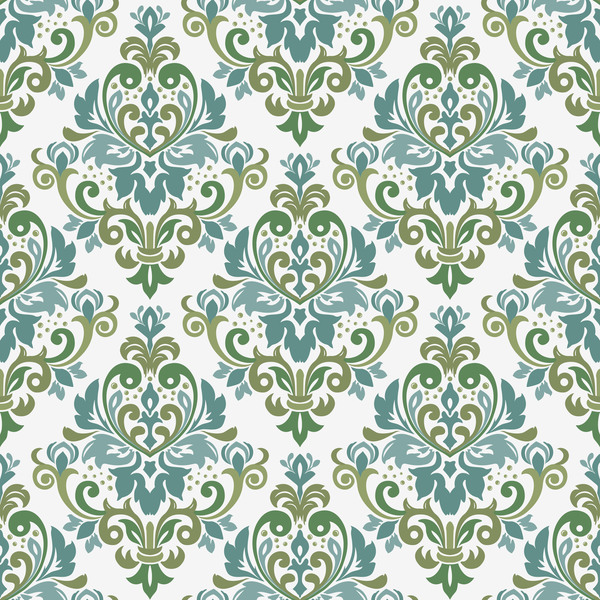 Ornage ornament damask pattern seamless vector 08