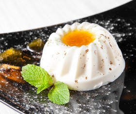 Panna cotta Stock Photo