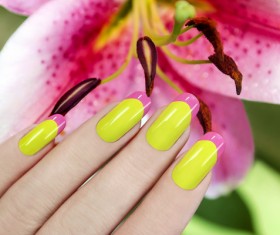 Patch nail art Stock Photo 05