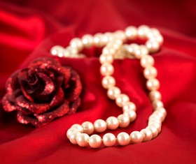 Pearl necklace Stock Photo 01