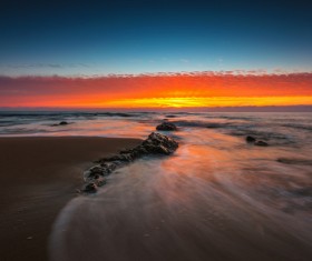 Photograph beautiful sunset Stock Photo 02