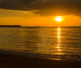 Photograph beautiful sunset Stock Photo 07