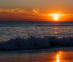 Photograph beautiful sunset Stock Photo 08