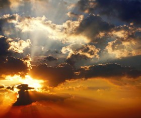 Photograph beautiful sunset Stock Photo 11