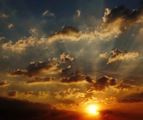 Photograph beautiful sunset Stock Photo 12