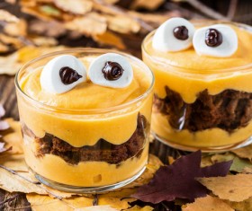 Pumpkin dessert Stock Photo 01