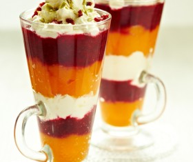 Pumpkin dessert Stock Photo 03