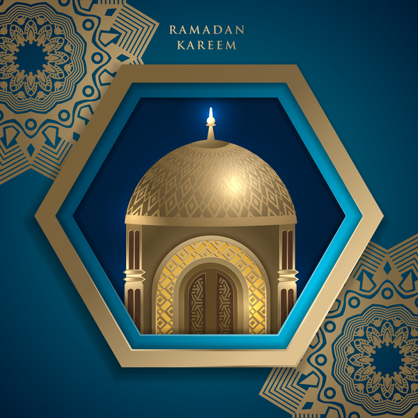 Ramadan kareem backgrounds vectors