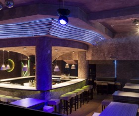 Restaurant interior decoration Stock Photo 04