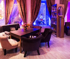Restaurant interior decoration Stock Photo 05