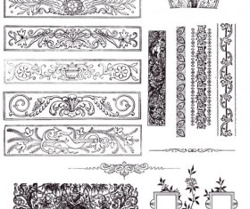 Retro Borders Photoshop Brushes Set