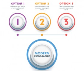 Round option infographic template vectors 02
