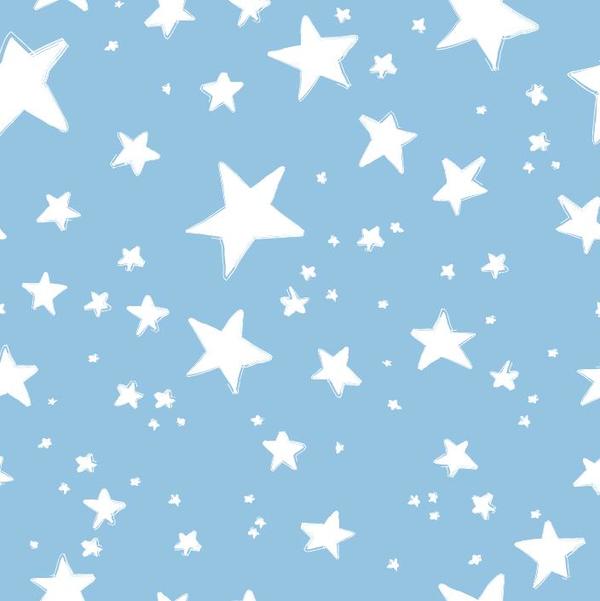 Seamless star pattern vector material 03