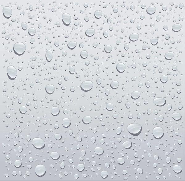 Shiny water drop vector material 02