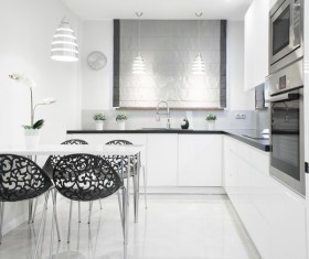 Simple Open kitchen Stock Photo 05